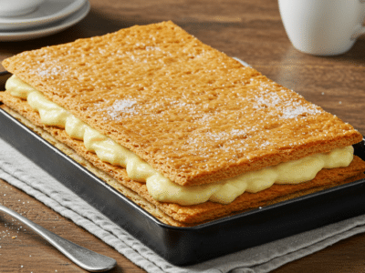 Millefeuille sans gluten sans lactose