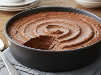 Mousse au chocolat facile sans œuf