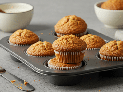 Muffins Sans Œuf Sans Lait Moelleux et Faciles