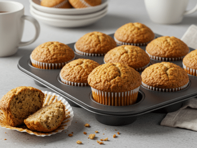 Muffins moelleux sans œuf
