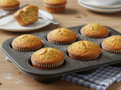Muffins moelleux sans œuf au yaourt