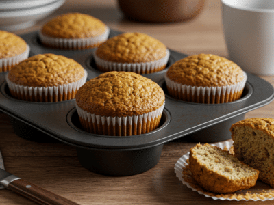 Muffins moelleux sans œuf et sans beurre