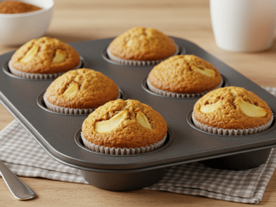 Muffins moelleux sans œuf et sans lait