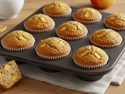 Muffins moelleux sans œuf et sans yaourt