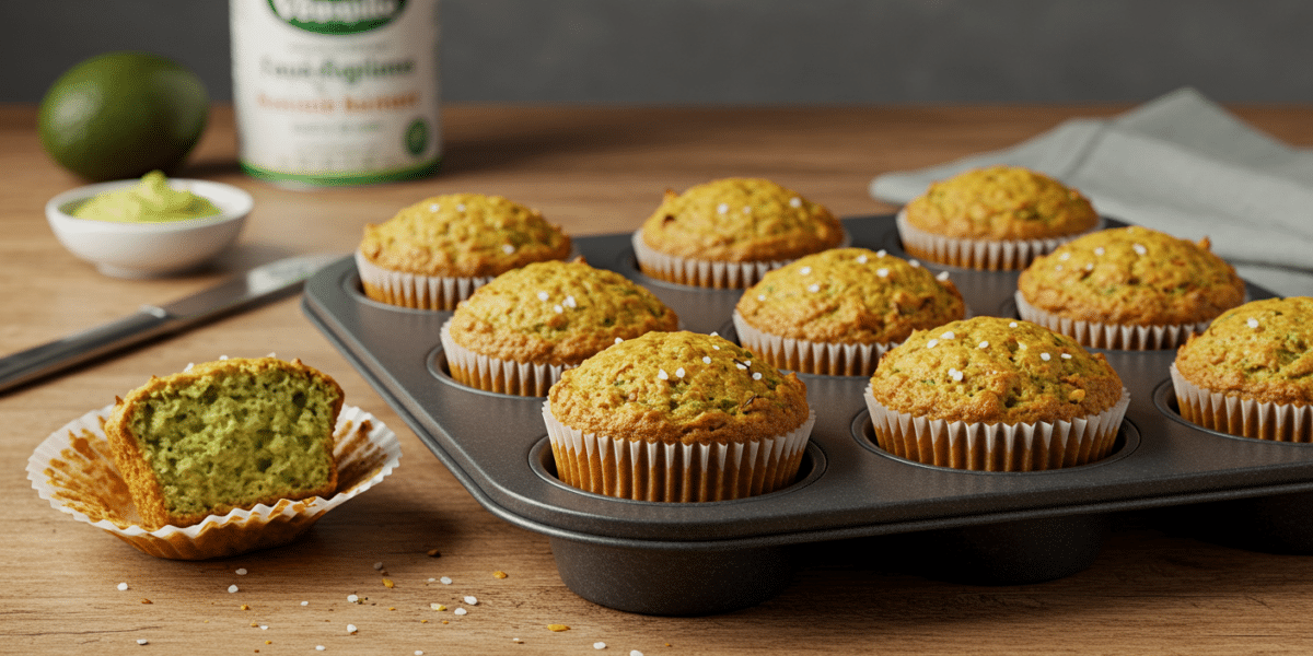 Muffins salés sans œuf ni beurre