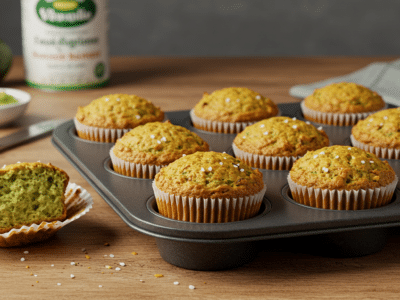 Muffins salés sans œuf ni beurre