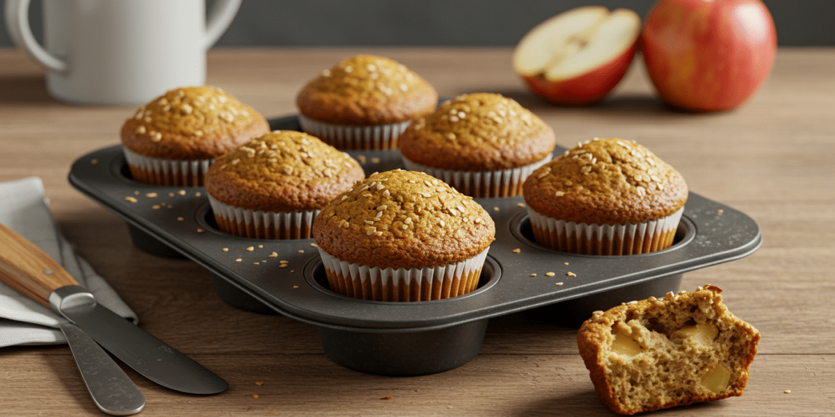 Muffins sans œuf, sans lait et sans beurre