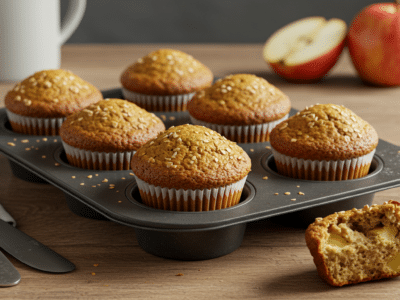 Muffins sans œuf, sans lait et sans beurre
