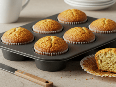 Muffins sans œuf faciles