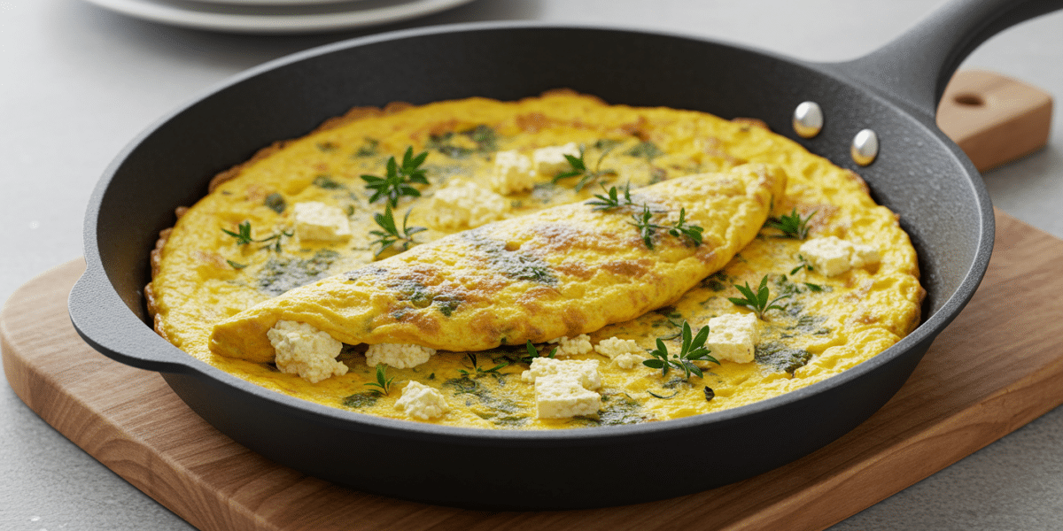Omelette Végétale Sans Œuf Facile