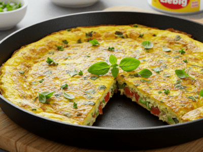 Omelette végétalienne sans œuf façon Liebig