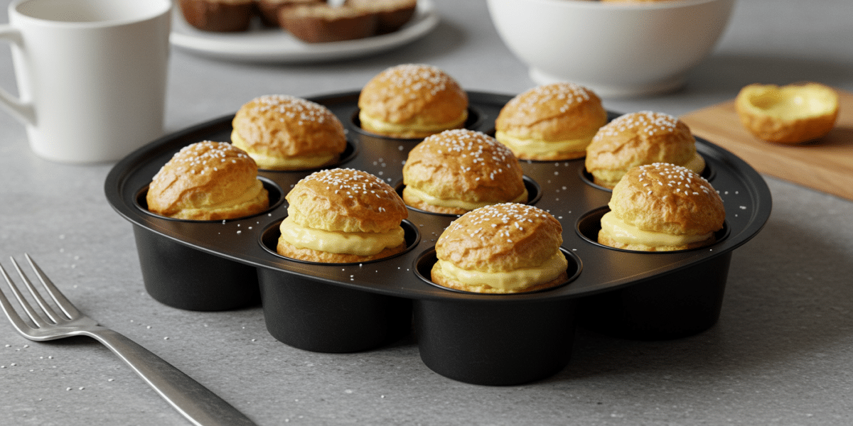 Pâte à choux sans œuf ni gluten
