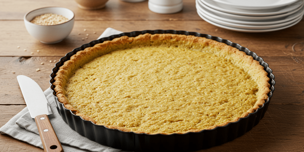 Pâte à tarte sans œuf et sans gluten