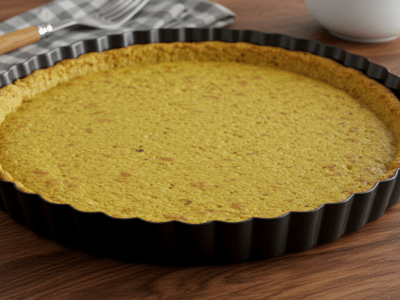 Pâte à tarte sans œuf ni beurre – recette végétalienne et légère