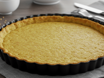 Pâte à tarte sans œuf réalisée au Thermomix