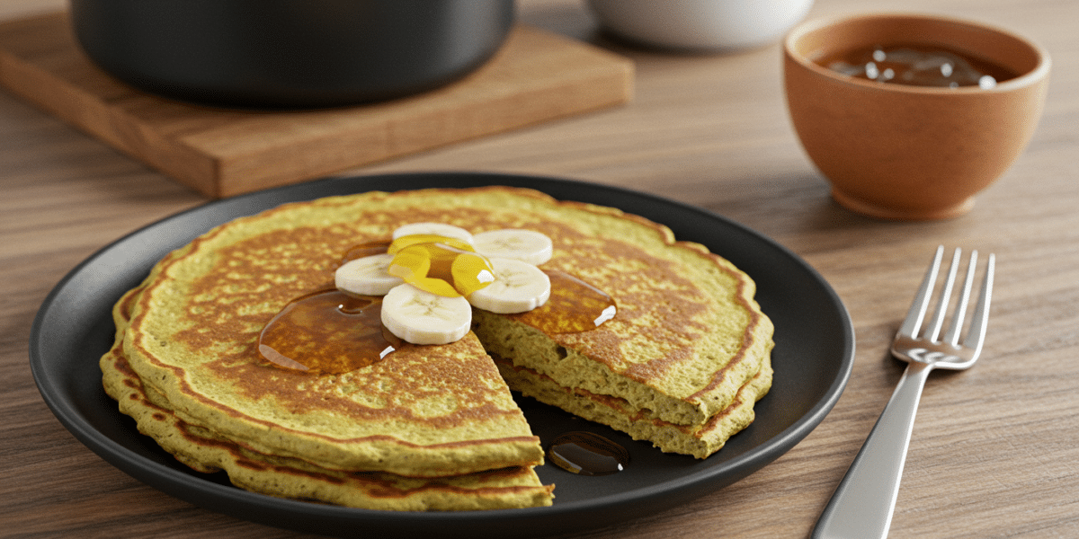 Pancake sans œuf à la maïzena