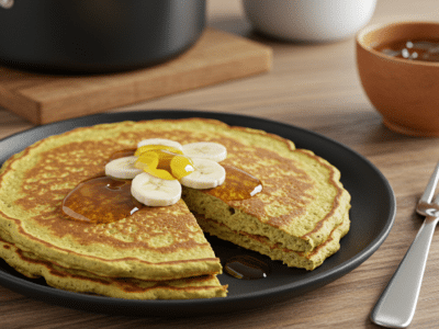 Pancake sans œuf à la maïzena