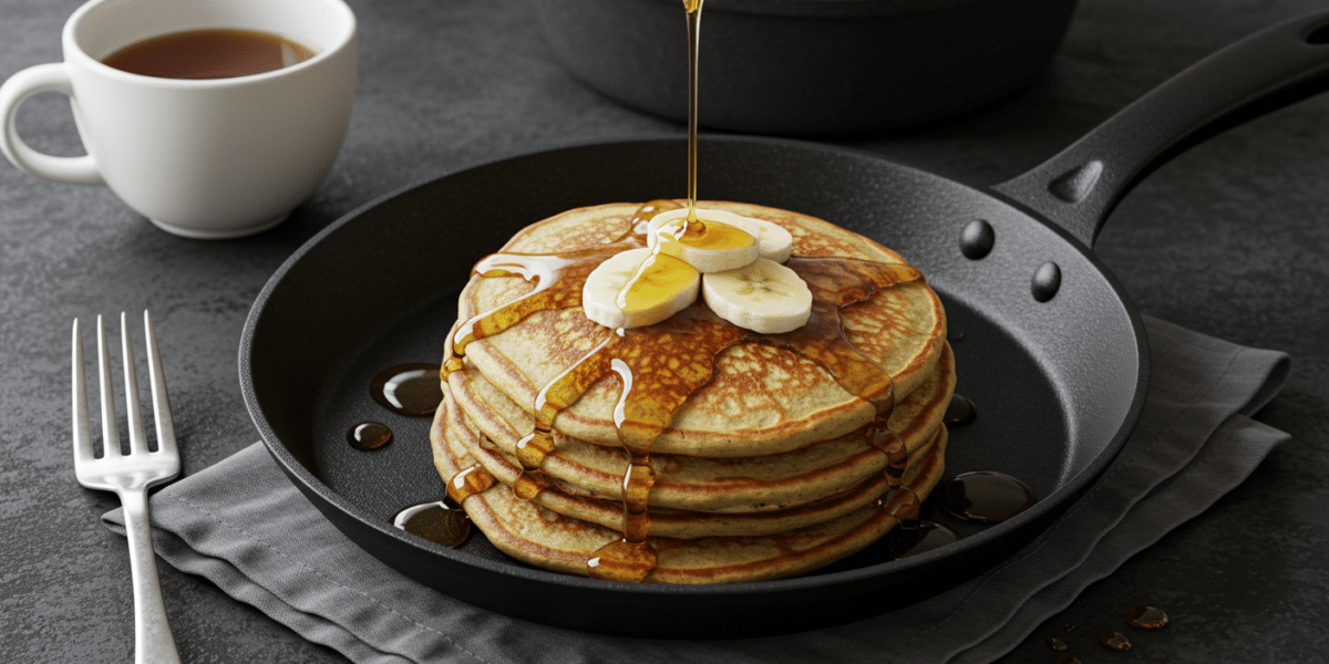 Pancakes Vegan Sans Œuf, Sans Lait et Sans Beurre