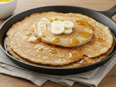 Pancakes sans œuf à la poudre d&rsquo;amande