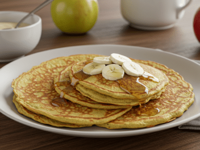 Pancakes sans œuf et sans protéine animale