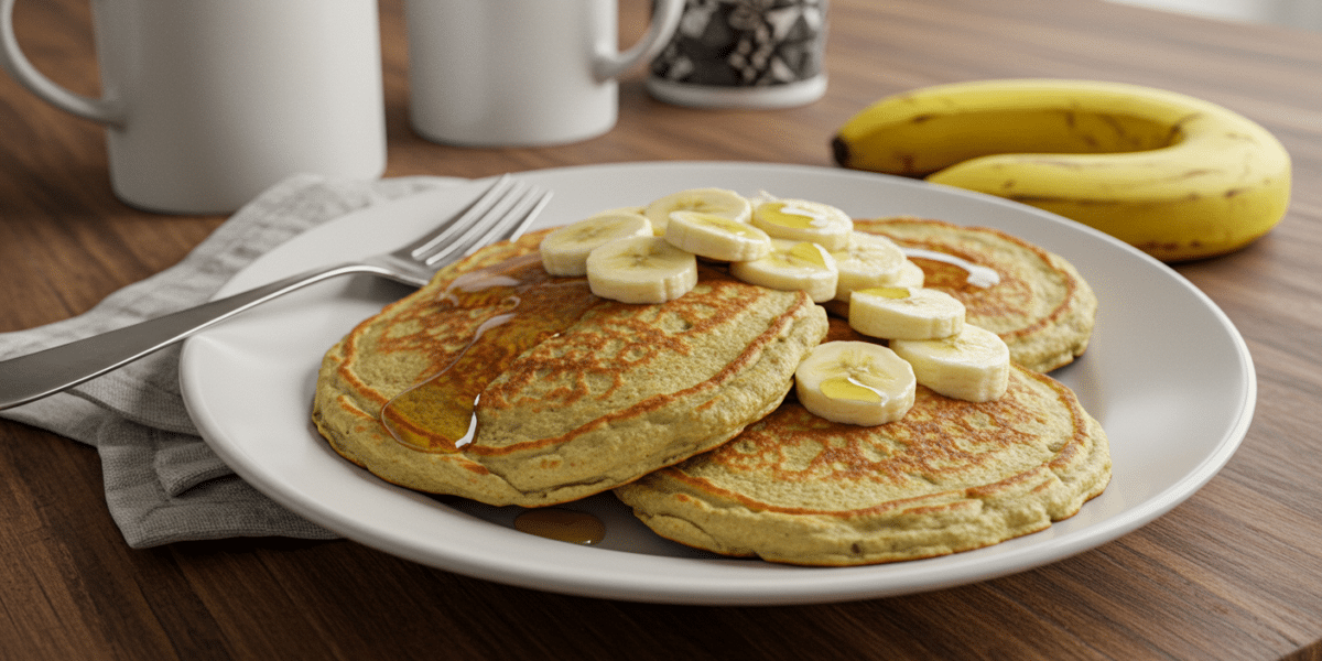 Pancakes sans œuf et sans sucre – recette légère et saine