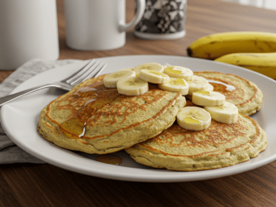 Pancakes sans œuf et sans sucre – recette légère et saine
