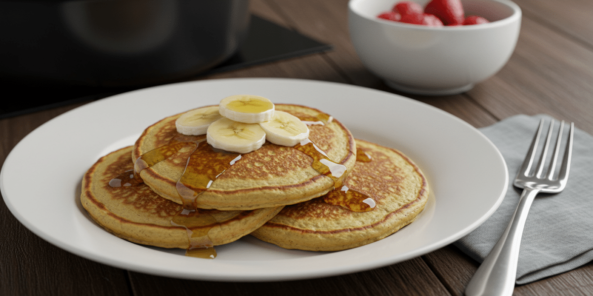 Pancakes sans œuf ni beurre faciles et moelleux