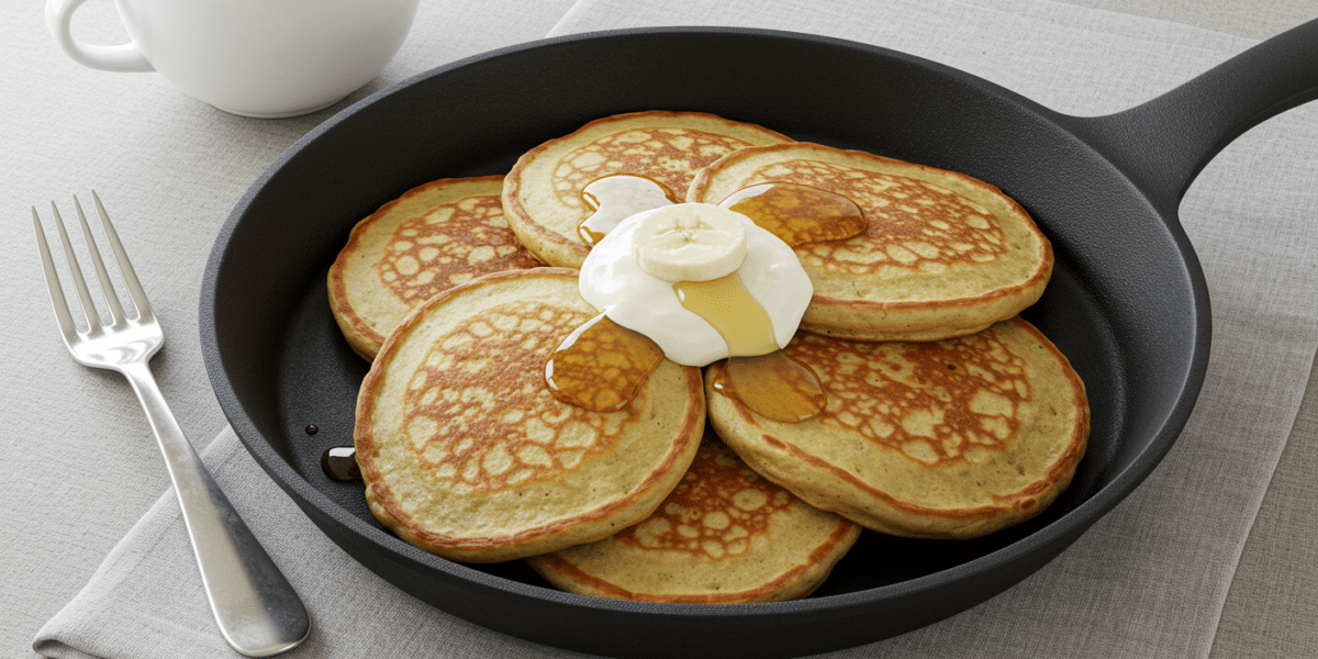 Pancakes sans œuf ni beurre moelleux et légers
