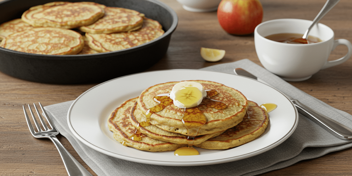 Pancakes sans œuf ni lait – Recette végétalienne et légère