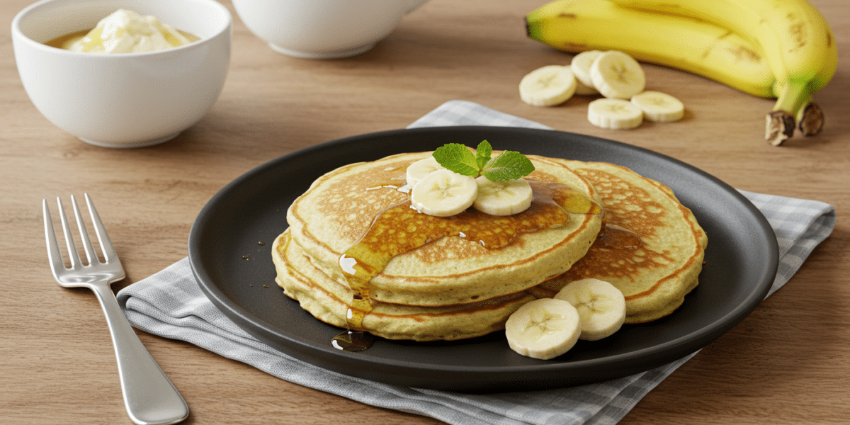 Pancakes sans œuf pour bébé, moelleux et doux