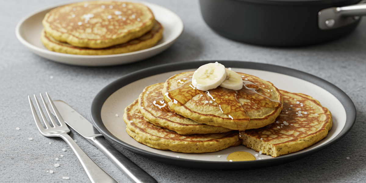 Pancakes sans œufs salés : une alternative gourmande et légère