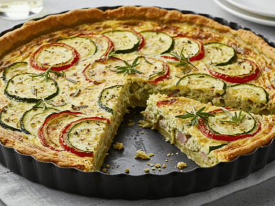 Quiche Sans Œuf et Sans Lait – Recette Végétalienne Savoureuse
