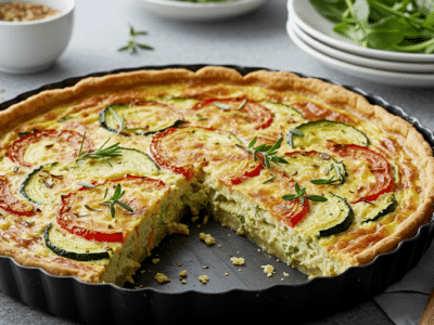 Quiche sans œuf ni pâte