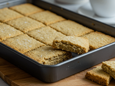 Shortbread sans gluten et sans lactose