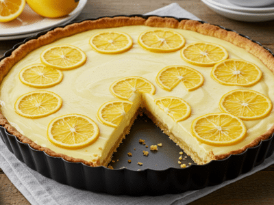Tarte au citron sans œuf