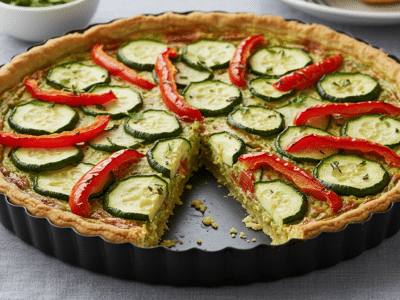 Tarte aux légumes sans œuf ni crème