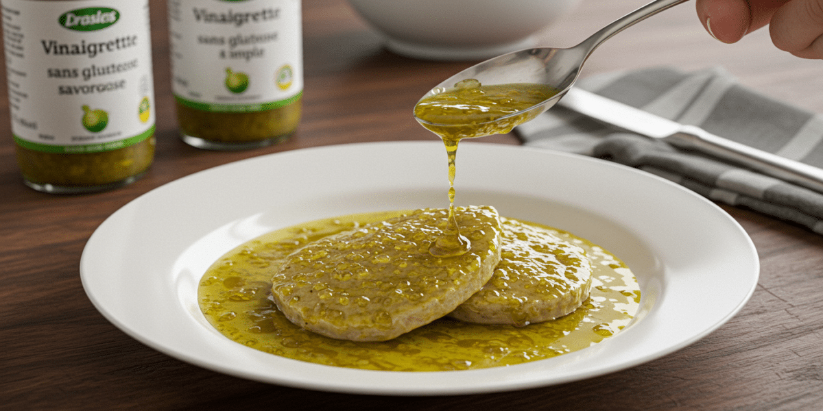 Vinaigrette sans gluten ni lactose savoureuse et simple