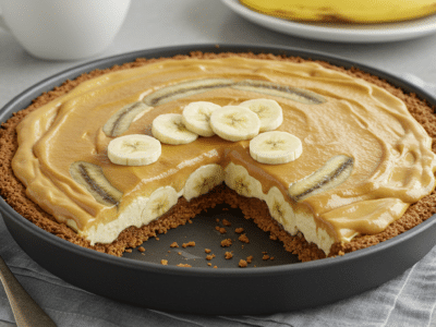 Banoffee sans gluten et sans lactose