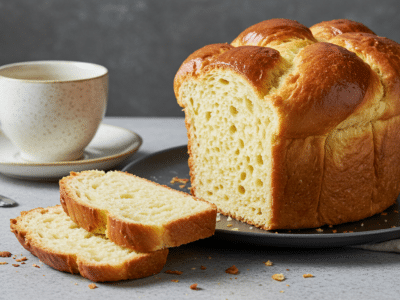 Brioche Sans Lait Préparée à la Main