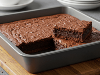 Brownies vegan au chocolat sans œuf ni lait