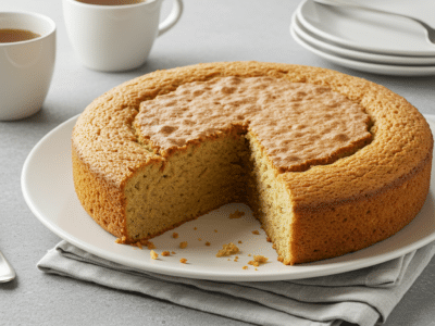 Cake moelleux sans beurre et sans lait