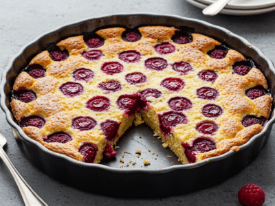 Clafoutis aux cerises sans lait
