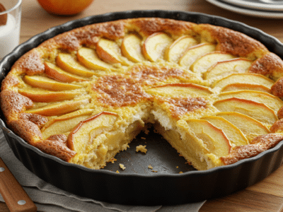Clafoutis aux pommes sans lactose