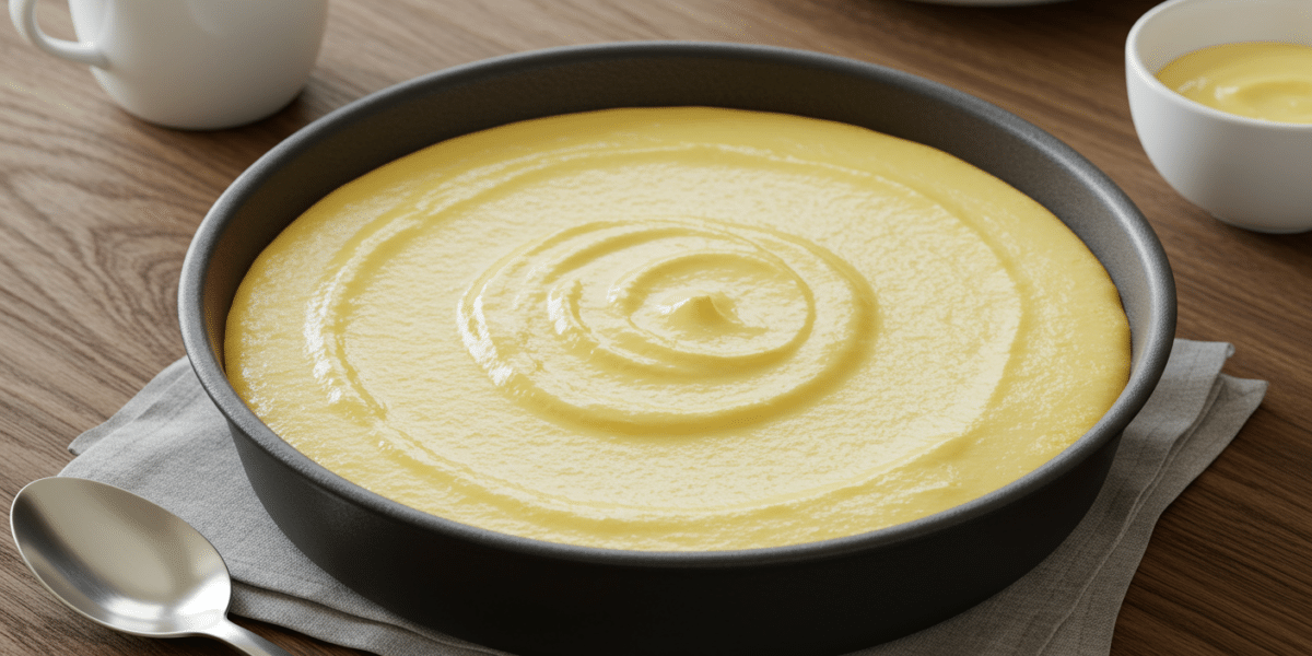 Crème anglaise végétalienne sans œuf ni lait