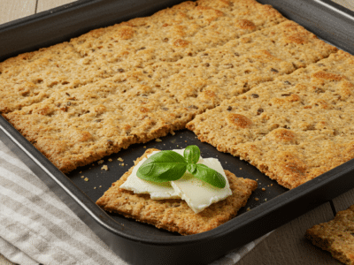 Cracottes sans gluten et sans lactose maison