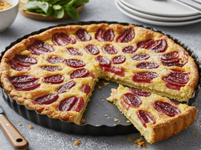 Flammekueche sans gluten ni lactose traditionnelle alsacienne