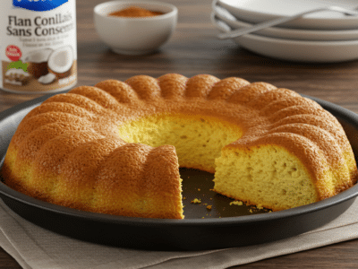 Flan Coco Antillais Sans Lait Concentré