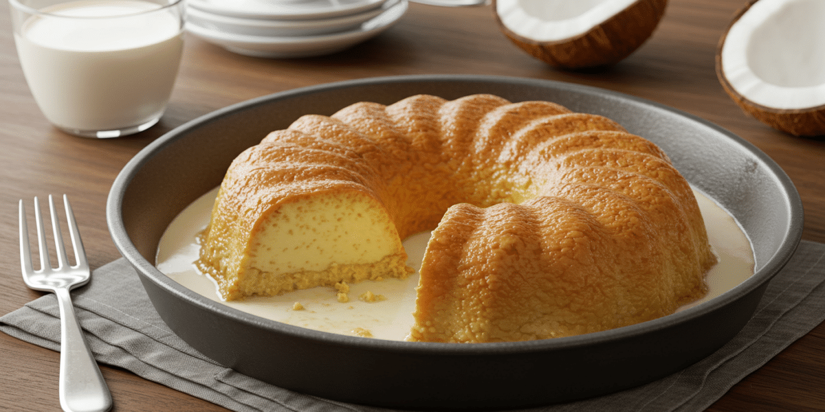 Flan coco au lait de coco sans sorbetière
