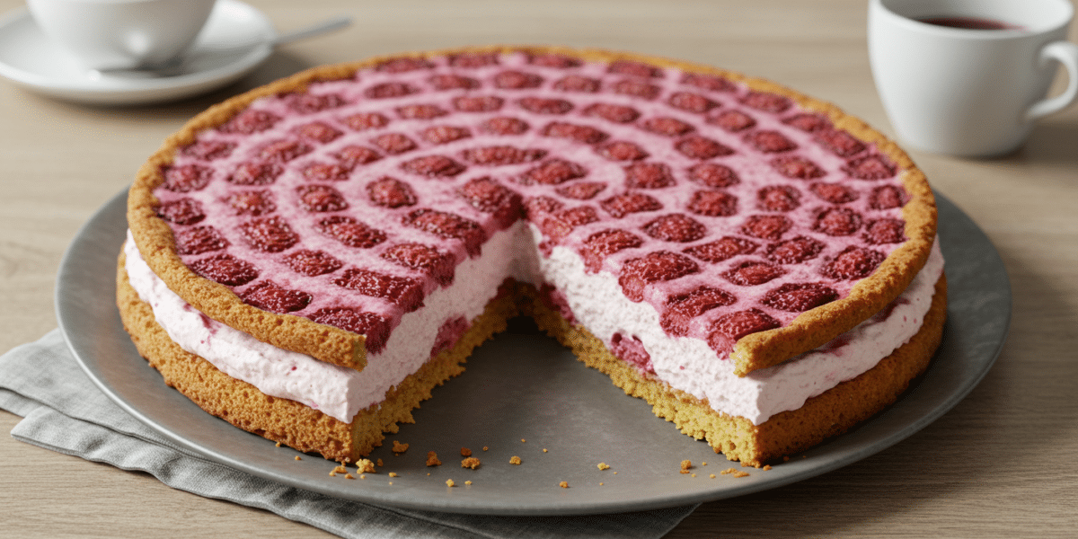 Fraisier sans lactose : entremets léger aux fraises et crème mousseline végétale