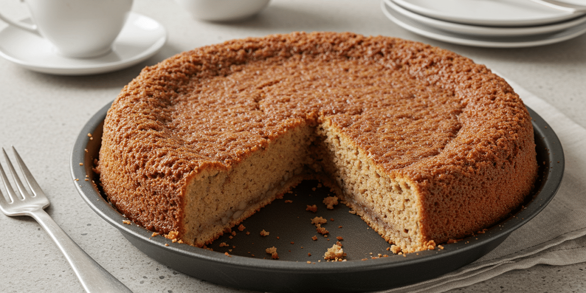 Gâteau moelleux aux noix sans lactose